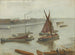 Harmaa ja hopea, vanha Battersea Reach - James Abbott McNeill Whistler — näkymä teoksesta