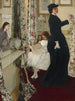 Harmonia vihreässä ja vaaleanpunaisessa Musiikkisali - James Abbott McNeill Whistler — näkymä teoksesta