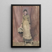 Harmonia violettina ja ambra - James Abbott McNeill Whistler — kehystetty taideteos seinällä