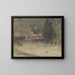 Nocturne à Amsterdam en hiver - James Abbott McNeill Whistler — kehystetty taideteos seinällä