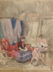 Note en rose et violet Le Studio - James Abbott McNeill Whistler — näkymä teoksesta