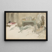 Yöpöydän - James Abbott McNeill Whistler — kehystetty taideteos seinällä