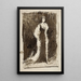 Piirros mustassa Lady Meux - James Abbott McNeill Whistler — kehystetty taideteos seinällä