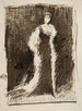 Piirros mustassa Lady Meux - James Abbott McNeill Whistler — näkymä teoksesta