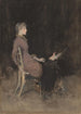 Tutkimus mustassa ja kultaisessa Madge O'Donoghue - James Abbott McNeill Whistler — kehystetty taideteos seinällä