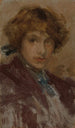 Nuoren tytön pään ja hartioiden tutkimus - James Abbott McNeill Whistler — näkymä teoksesta