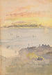 Aamunkoitto kultaisessa ja harmaassa - James Abbott McNeill Whistler — näkymä teoksesta