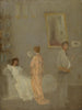taiteilijasta hänen ateljeessaan - James Abbott McNeill Whistler — näkymä teoksesta