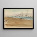 Joen suukohdasta - James Abbott McNeill Whistler — kehystetty taideteos seinällä