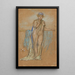 Purppurainen myssy - James Abbott McNeill Whistler — kehystetty taideteos seinällä