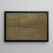 La Riva, punainen ja kultainen auringonlasku - James Abbott McNeill Whistler — kehystetty taideteos seinällä