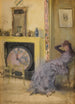 Keltainen huone - James Abbott McNeill Whistler — näkymä teoksesta