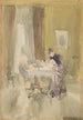 Violetti ja ambra tee - James Abbott McNeill Whistler — näkymä teoksesta