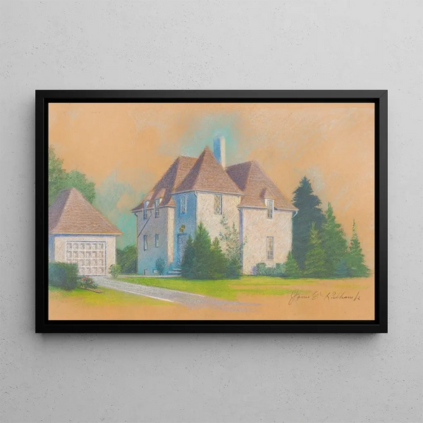 Château Fleur-de-Lis - James C. Kulhanek — kehystetty taideteos seinällä