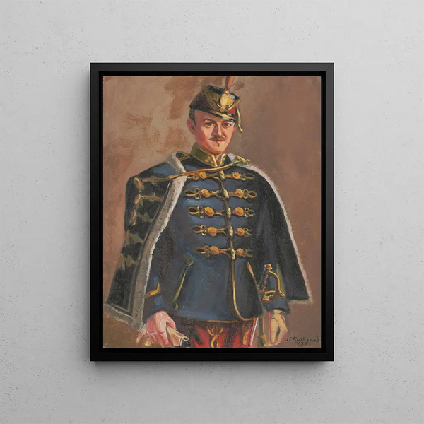Le Hussard - James C. Kulhanek — kehystetty taideteos seinällä