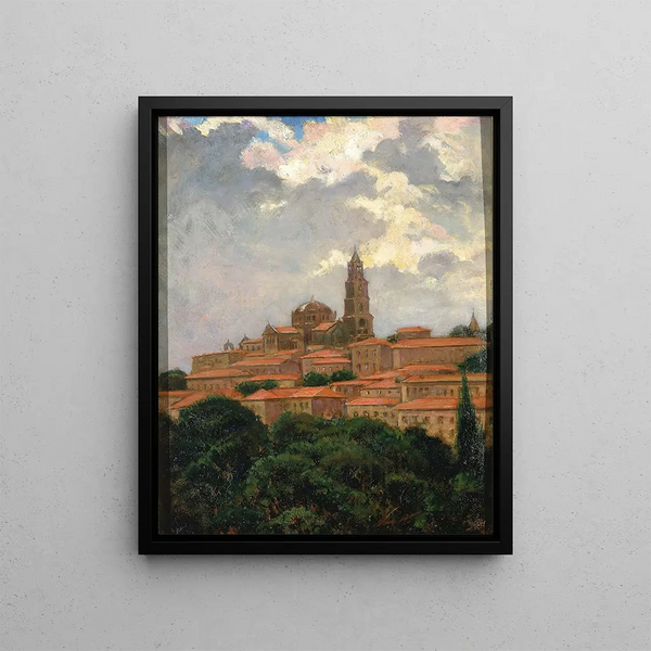 Cathédrale du Puy - James Carroll Beckwith — kehystetty taideteos seinällä