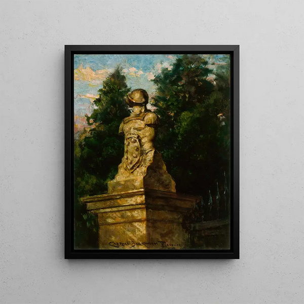 Poteau de porte Modigliani - James Carroll Beckwith — kehystetty taideteos seinällä