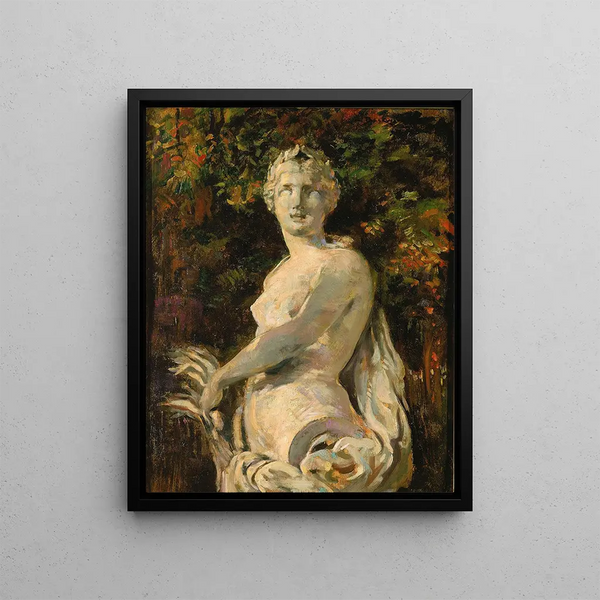 Syrinx Par Mazière 1689 Bassin d'Apollon - James Carroll Beckwith — kehystetty taideteos seinällä