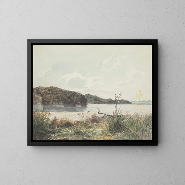 Wanganui-Ouest vu du nord-est - James Crowe Richmond — kehystetty taideteos seinällä