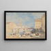 Ponte Santa Trinita maalaus, Firenze - James Duffield Harding — kehystetty taideteos seinällä