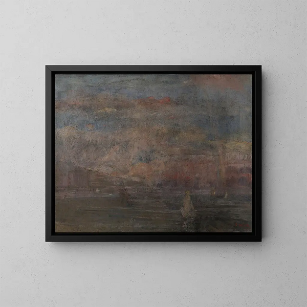 After the Storm - James Ensor — kehystetty taideteos seinällä