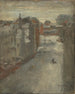 L'avenue Van Iseghem under the snow - James Ensor — näkymä teoksesta