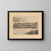 Le pont du bois à Ostende - James Ensor — kehystetty taideteos seinällä