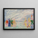Kohtaaminen - James Ensor — kehystetty taideteos seinällä