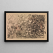 Monotype - James Ensor — kehystetty taideteos seinällä
