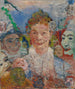 Vanhaherra naama maskeilla - James Ensor — näkymä teoksesta