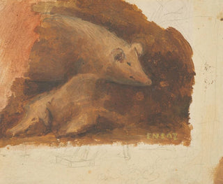 Cochons - James Ensor — näkymä teoksesta