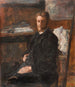 Portrait de Willy Finch - James Ensor — näkymä teoksesta