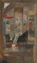 Luuranko katselee kiinalaisia koriste-esineitä - James Ensor — näkymä teoksesta