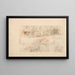 Eau Courante - James Ensor — kehystetty taideteos seinällä