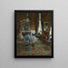 Le Salon Bourgeois - James Ensor — kehystetty taideteos seinällä