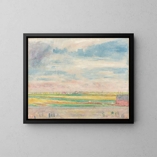La Haute Barrière près d'Ostende - James Ensor — kehystetty taideteos seinällä