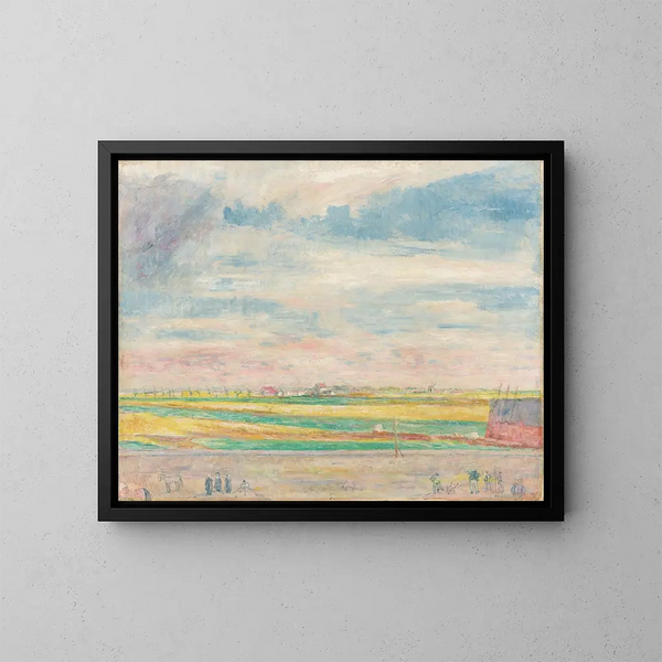 La Haute Barrière près d'Ostende - James Ensor — kehystetty taideteos seinällä