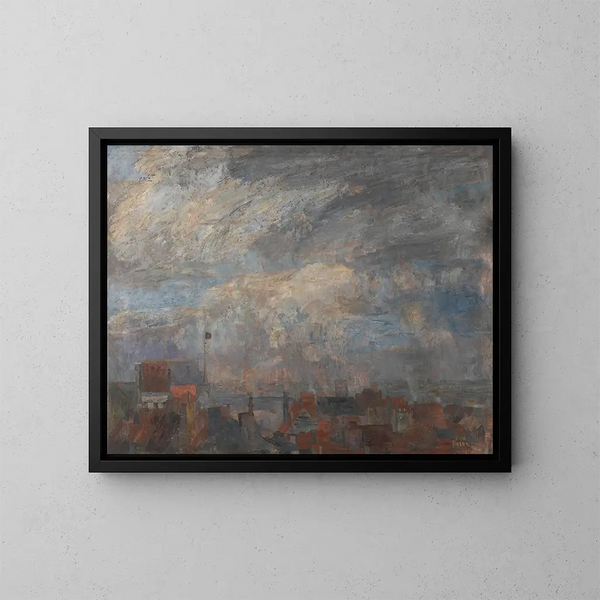 Ostenden katoista - James Ensor — kehystetty taideteos seinällä