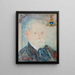 Itsekuvaus paroni James Ensor hänen paholaisestaan hänen vaakunansa - James Ensor — kehystetty taideteos seinällä
