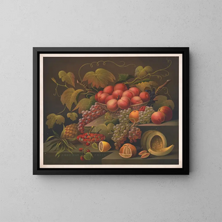 Fruits américains - James Fuller Queen — kehystetty taideteos seinällä
