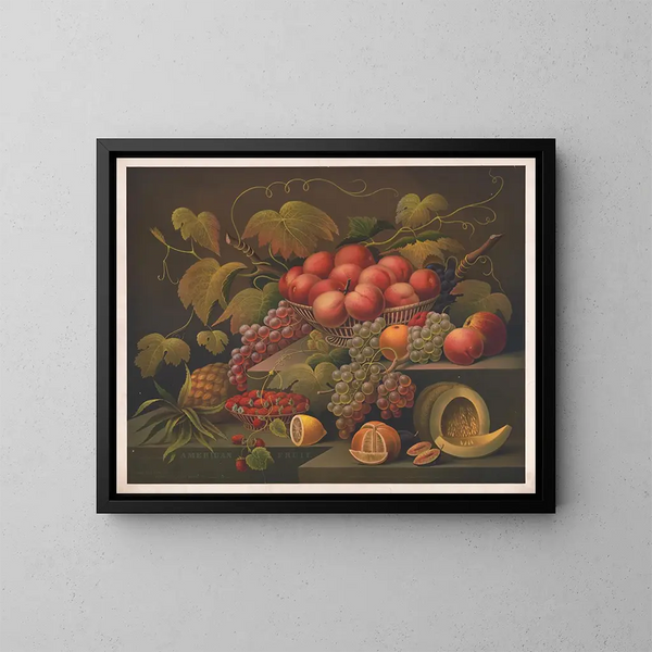 Fruits américains - James Fuller Queen — kehystetty taideteos seinällä