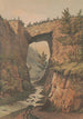 Luonnon silta Rockbridgein piirikunnassa, Virginian osavaltiossa Maj Ths H Williamsonin luonnoksen mukaan - James Fuller Queen — näkymä teoksesta