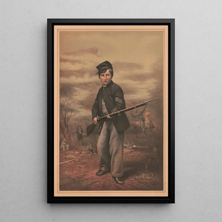 James Fuller Queen - Union drummer boy John Clem at Point Lookout Tennessee.webp