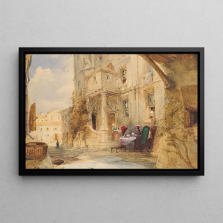James Holland - French Scene With Figures.webp