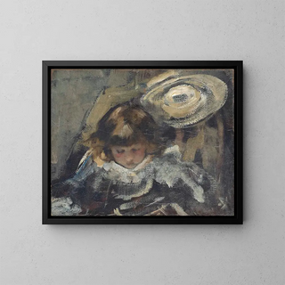 Au repos - James Jebusa Shannon — kehystetty taideteos seinällä
