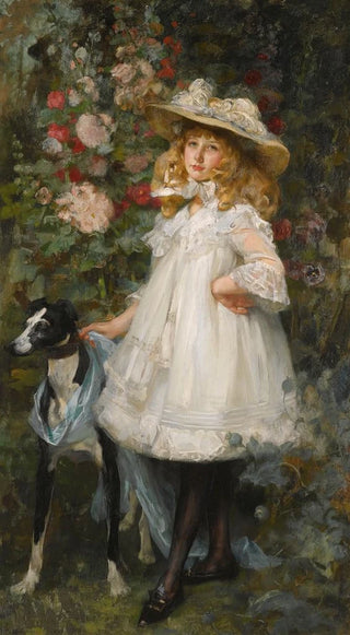 James Jebusa Shannon - Portrait Of A Girl.webp
