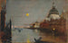 Santa Maria della Salute -maalaus Grand Canalilta täysikuun aikaan, Venetsia - James Jebusa Shannon — näkymä teoksesta