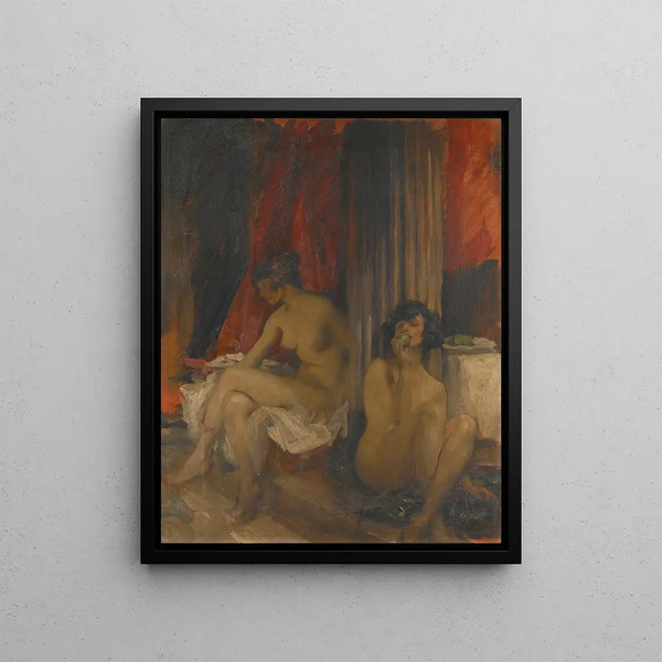 La pomme verte - James Jebusa Shannon — kehystetty taideteos seinällä