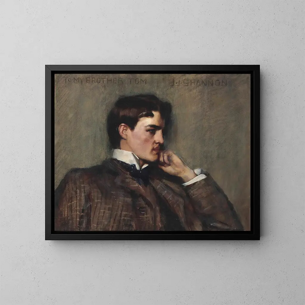 Veljen taiteilijasta Tom - James Jebusa Shannon — kehystetty taideteos seinällä
