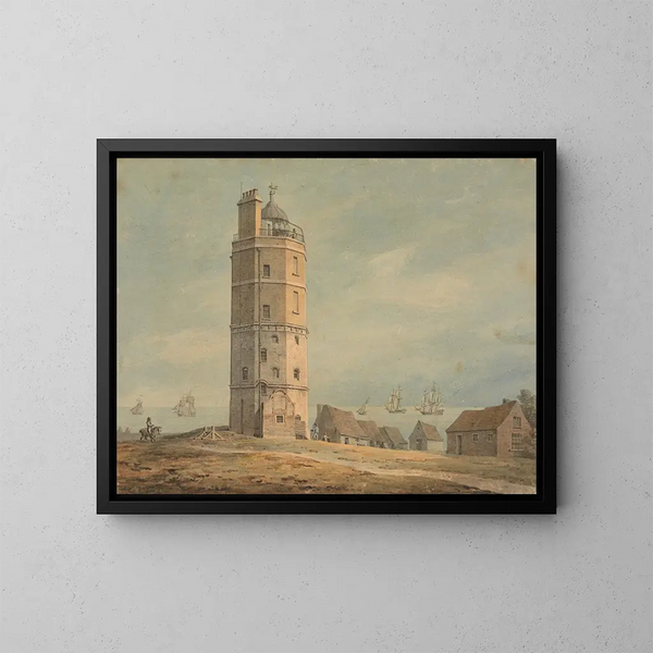 Le phare de North Foreland, Kent - James Malton — kehystetty taideteos seinällä